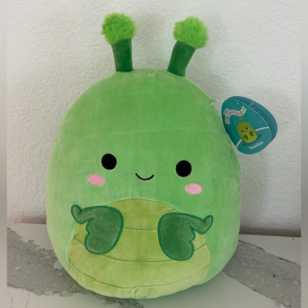 Squishmallows Caterpillar Trenton 12” Plush NWT RARE HTF